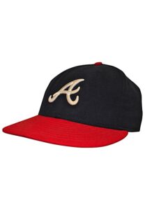 Circa 2006 Atlanta Braves Game-Used Cap Attributed To Chipper Jones