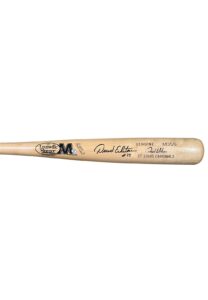 Circa 2006 David Eckstein St. Louis Cardinals Game-Ready & Signed Bat