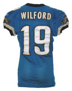 Circa 2006 Ernest Wilford Jacksonville Jaguars Game-Used Home Jersey, Fred Taylor Jacksonville Jaguars Worn ….