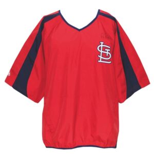 Circa 2006 St. Louis Cardinals Worn & Autographed BP Jacket Attributed to Albert Pujols