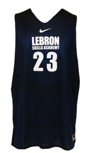 Circa 2007 LeBron James Summer Skills Camp Worn Reversible Jersey