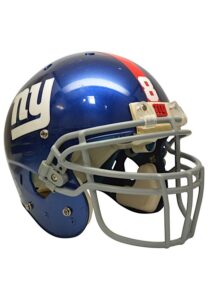 Circa 2008 David Carr New York Giants Game-Used Helmet