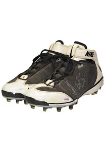 Circa 2008 Drew Brees New Orleans Saints Game-Used & Dual Autographed Cleats