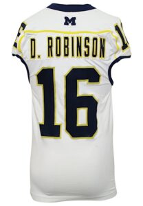 Circa 2010 Denard Robinson Michigan Wolverines Game-Used Jersey