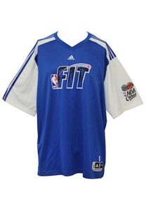 Circa 2011 Andrew Bynum Los Angeles Lakers Player-Worn & Autographed “NBA Fit” Shooting Shirt