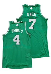 Circa 2011 Jermaine O’Neal & Marquis Daniels Boston Celtics Game-Used Road Jerseys