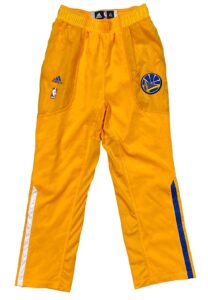 Circa 2011 Stephen Curry Golden State Warriors Player Worn Warm-Up Pants