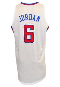 Circa 2012 DeAndre Jordan Los Angeles Clippers Game-Used Home Jersey 