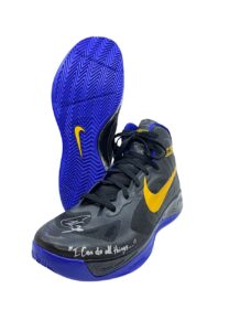 Circa 2012 Stephen Curry Golden State Warriors Game Issued & Signed Nike Hyperfuse “SC30” Player Sample Shoes