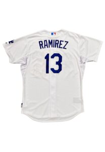 Circa 2013 Hanley Ramirez LA Dodgers Game-Used Home Jersey