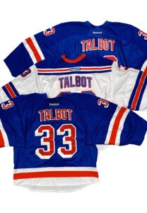 Circa 2014 Cam Talbot NY Rangers Game-Used Jerseys