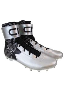 Circa 2015 Cam Newton Carolina Panthers Player-Worn Cleats