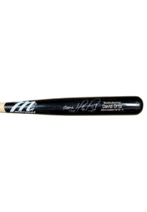 Circa 2015 David Ortiz Boston Red Sox Game-Used & Signed Bat