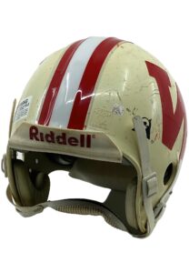 Circa Early 1980s Wisconsin Badgers Game-Used Helmet