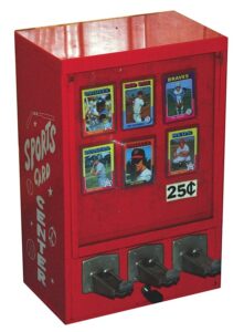 Circa Late 1970s Baseball Card Vending Machine