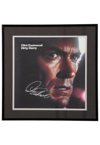 Clint Eastwood “Dirty Harry” Framed Autographed LaserDisc Movie