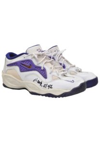 Connie Hawkins Phoenix Suns Game-Used and Autographed Sneakers