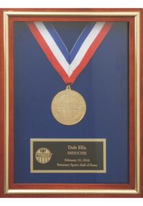 Dale Ellis Tennessee Sports Hall of Fame Medal & Georgia Sports Hall of Fame Award