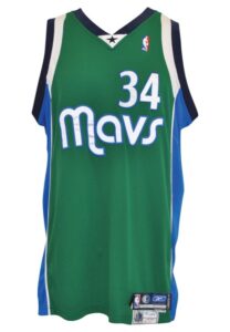 Dallas Mavericks Game-Used Road Jerseys — 2005-06 Devin Harris & 2004-05 Josh Howard