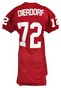 Dan Dierdorf St. Louis Cardinals Old-Timers Ceremony Worn Jersey