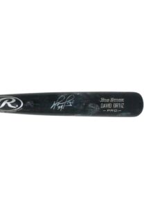 David Ortiz Game-Used & Autographed Bat