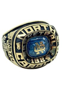 Dean Smith 1983-84 UNC Tar Heels ACC Championship Ring