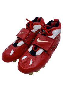 Deion Sanders Cincinnati Reds Game-Used Cleats