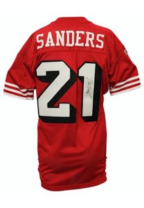 Deion Sanders San Francisco 49ers Autographed Jersey