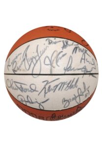 Dennis “D.J.” Johnson’s Personal Boston Celtic Greats Autographed Basketball