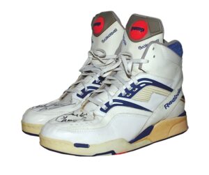 Dennis Rodman Detroit Pistons Game-Used & Autographed Sneakers