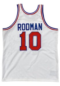 Dennis Rodman Game-Used & Autographed “Isiah’s Summer Classic” Jersey