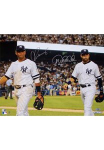 Derek Jeter & Alex Rodriguez Signed 16×20 Photo & Baseball