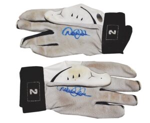 Derek Jeter Game-Used and Autographed Batting Gloves