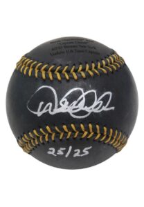 Derek Jeter Limited Edition Autographed Black Baseball