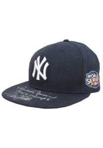 Derek Jeter & Mariano Rivera Autographed New York Yankees Cap