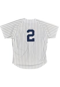 Derek Jeter New York Yankees Autographed Replica Home Pinstripe Jersey