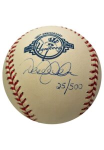 Derek Jeter New York Yankees Single-Signed OML Baseball