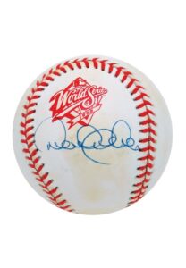 Derek Jeter & Whitey Ford Single-Signed Baseballs