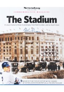 Don Larsen Twice-Autographed Yankee Stadium Commemorative Magazine