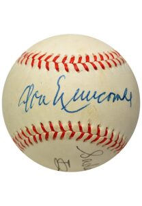 Don Newcombe & Sadaharu Oh Dual-Signed IBA World All-Star Baseball