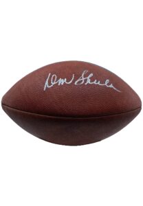 Don Schula Signed Schula’s Steak House Football