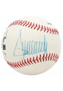 Donald Trump Single-Signed Baseball