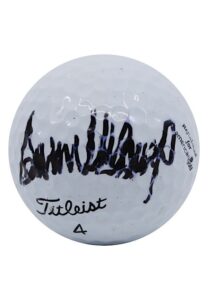 Donald Trump Single-Signed Titleist Golf Ball