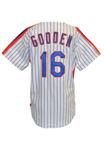 Dwight “Doc” Gooden New York Mets Autographed Replica Jersey