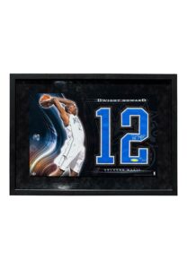 Dwight Howard Autographed Orlando Magic Jersey Numbers Framed Display