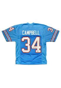 Earl Campbell Houston Oilers Signed Jersey