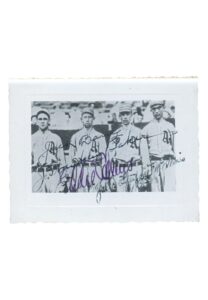 Early 1910s Philadelphia Athletics “$100,000 Infield” Multi-Signed B&W Photo — Eddie Collins, “Home Run” Baker, Stuffy McInnis & Jack Barry