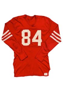 Early 1950s Billy Wilson SF 49ers Game-Used & Autographed Jersey