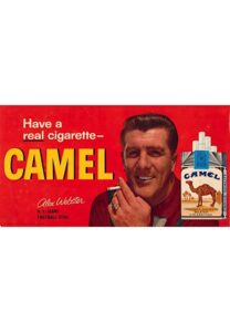 Early 1960s Alex Webster NY Giants Camel Cigarettes Football “Bus” Poster