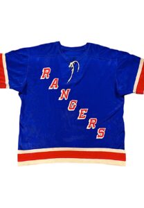 Early 1960s Andy Bathgate NY Rangers Game-Used Jersey